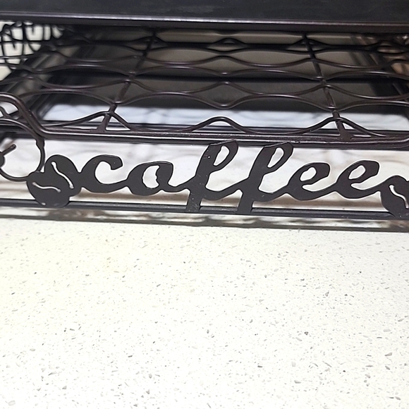 Coffee Pod Storage Drawer. Ornate Metal With Absorption Pad. Holds 36 Pods - Picture 8 of 9
